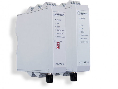 FOC transmitter / decoder set - SSI, HTL/TTL (up to 1 MHz) FO-TX-4 / FO-DX-4